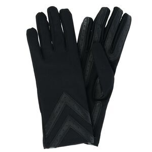 Isotoner Women's Fleece Lined Touchscreen Chevron Winter Glove